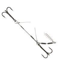 1x Mikado STINGER JAWS Stahlvorfach 4+6 cm 24 kg...