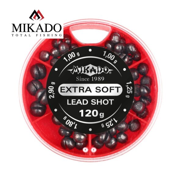 120g  grobes sehr weiches Bleischrot, Softblei, Klemmblei 1,0g-2,9g