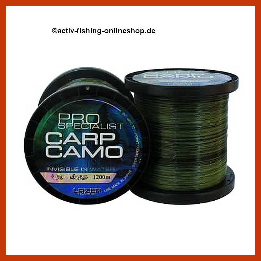 1200m Camouflage monofile Angelschnur Carp Line