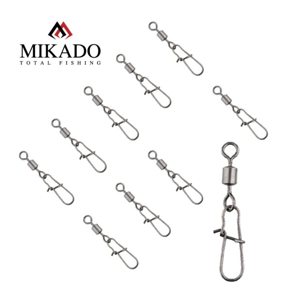 10 Sicherheitswirbel mit Fastlock Snap "MIKADO HX3050" Gr.10 / 12kg