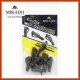 10 x grün-graue 25mm "MIKADO CARP" lead Clip Safety Clip Blei-Clips