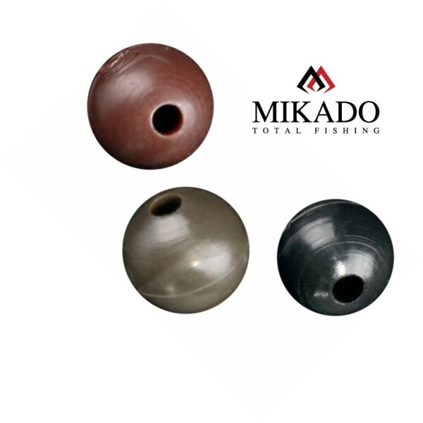25 x Ø 6mm silikon Gummiperlen Soft Beads, Rubber Beads