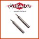 2 Stück "MIKADO" Drop Shot Sinker Bleie Zylinder-Stabbleie 2 Stück 8,0g