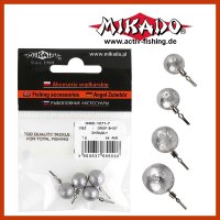 4 x "MIKADO" runde Drop Shot Sinker Bleie mit...