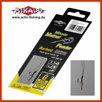 8 x "MIKADO METHOD FEEDER 36" Haken Karpfen Rig...