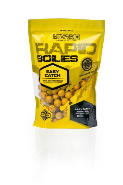 3,3kg MIVARDI EASY CATCH gelbe 20mm Boilie Pineapple +N.BA