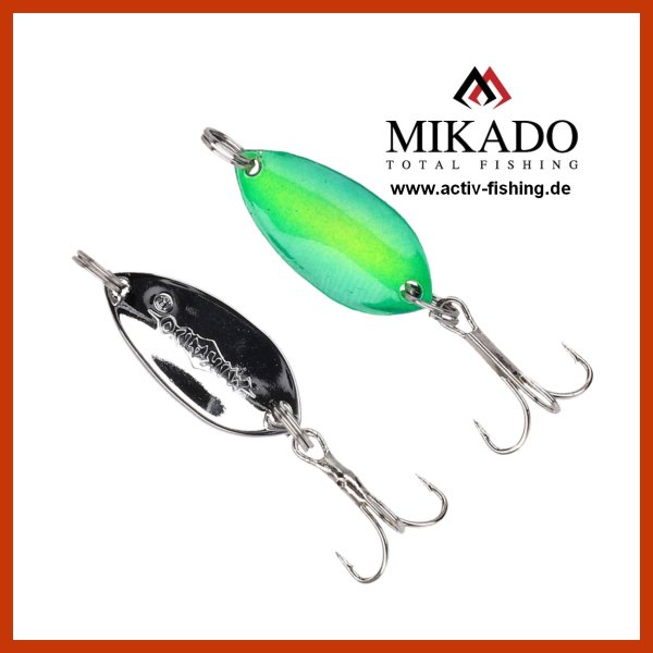 1x MIKADO Trout Ice Spoon Forellen mini Blinker Schleppl&ouml;ffel 2,2cm/1,4g/Code07