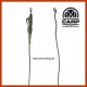 2 x MIVARDI LEADCORE SAFETY CLIP System mit Quick Change Wirbel, Antitangle Sleeve