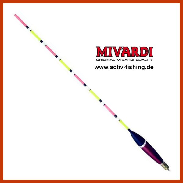 MIVARDI Multicolor Waggler vorbebleite Laufpose Schwimmer 5+2g / 26,5cm