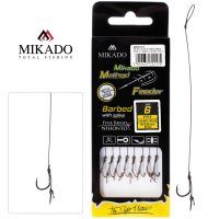 8x MIKADO METHOD FEEDER Haken Rig mit Spike/Nadel...