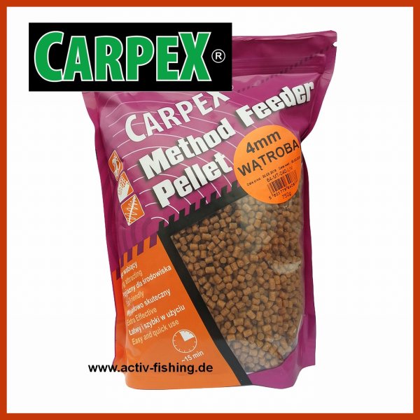 0,75kg "CARPEX " 4mm Method Feeder Pellets Feederfutter Additive Futterzusatz  Tigernut